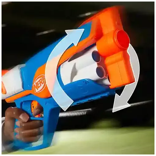 Hasbro Nerf N Series Agility játék szivacslövő forgótáras fegyver 12db lövedékkel