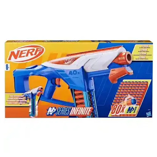 Hasbro Nerf N Series Infinite játék szivacslövő gépfegyver 80db lövedékkel