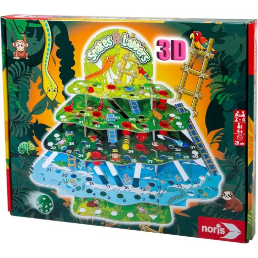 Noris - Kígyók és létrák 3D társasjáték