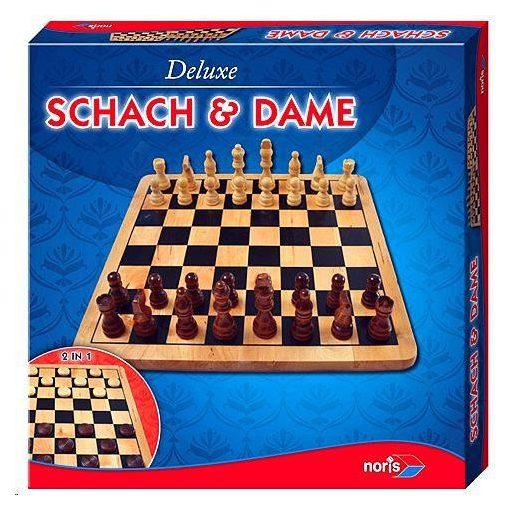 Noris Deluxe - Fa sakk és dámajáték (606104577)