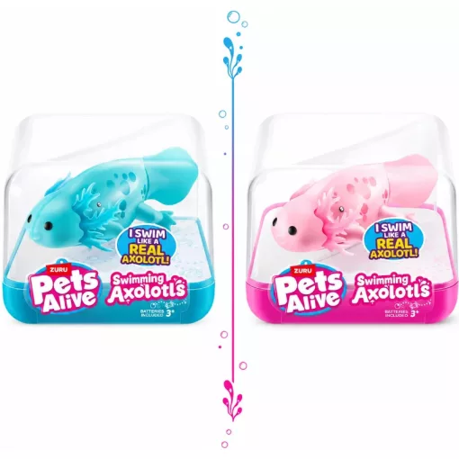 Pets Alive - Interaktív úszkáló axolotl figura