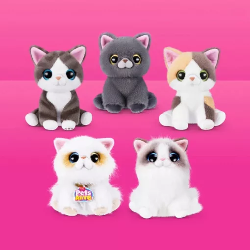 Pets Alive - Interaktív plüss meglepetés cica