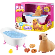 Pets Alive - Interaktív Mama Surprise kapibara bébikkel és fürdőkáddal