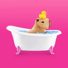 Pets Alive - Interaktív Mama Surprise kapibara bébikkel és fürdőkáddal