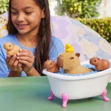 Pets Alive - Interaktív Mama Surprise kapibara bébikkel és fürdőkáddal