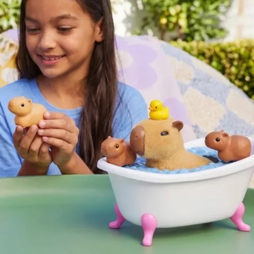 Pets Alive - Interaktív Mama Surprise kapibara bébikkel és fürdőkáddal
