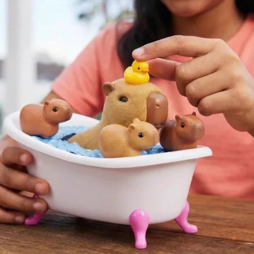 Pets Alive - Interaktív Mama Surprise kapibara bébikkel és fürdőkáddal