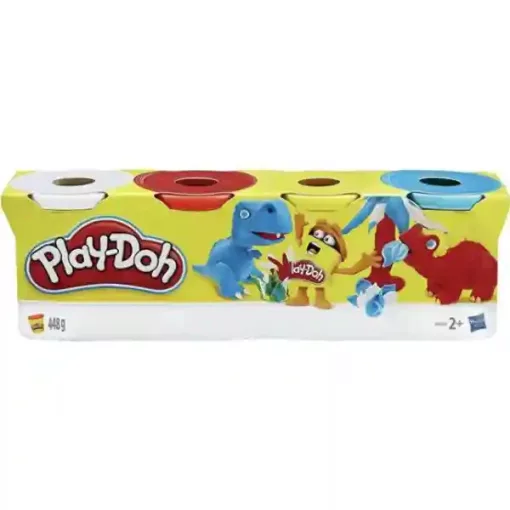 Hasbro Play-Doh 4 tégelyes színes gyurma készlet