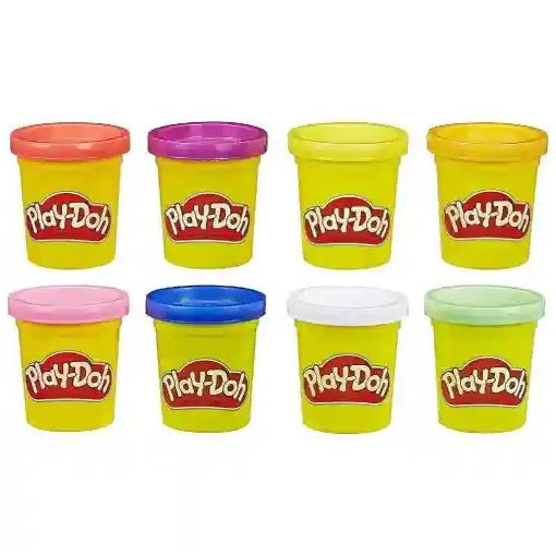 Hasbro Play-Doh 8 tégelyes színes gyurmakészlet