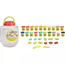 Hasbro Play-Doh 20 tégelyes színes gyurma készlet formákkal tárolódobozban