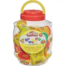 Hasbro Play-Doh 20 tégelyes színes gyurma készlet formákkal tárolódobozban