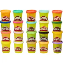 Hasbro Play-Doh 20 tégelyes színes gyurma készlet formákkal tárolódobozban