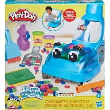 Hasbro Play-Doh Zoom Zoom takarító szett porszívóval gyurmakészlet