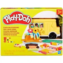 Hasbro Play-Doh iskolai kalandok gyurmakészlet, iskolabusz