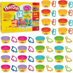   Hasbro Play-Doh 24 tégelyes színes gyurma készlet formákkal