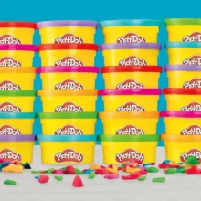 Hasbro Play-Doh 24 tégelyes színes gyurma készlet formákkal
