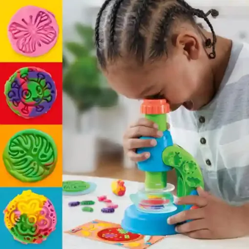 Hasbro Play-Doh interaktív mikroszkóp gyurmakészlet
