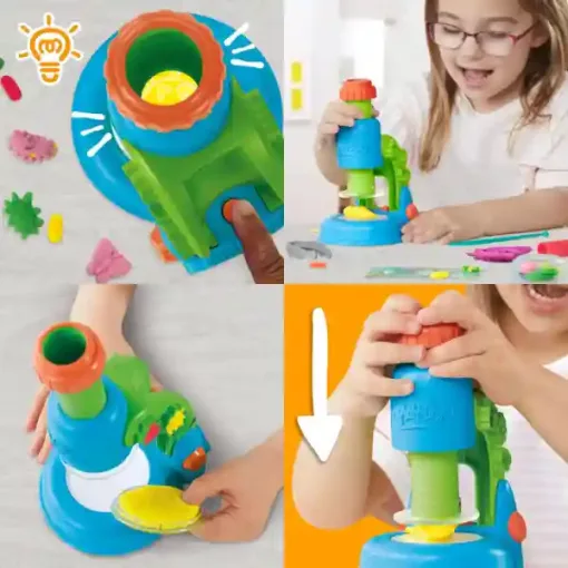 Hasbro Play-Doh interaktív mikroszkóp gyurmakészlet