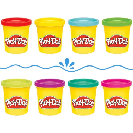 Hasbro Play-Doh 4 tégelyes színes gyurmakészlet