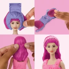 Hasbro Play-Doh Barbie divattervező gyurmakészlet babával - Szívek és frizura