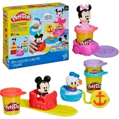  Hasbro Play-Doh Disney Donald kacsa, Minnie és MIckey egér járművei gyurmakészlet