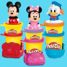 Hasbro Play-Doh Disney Donald kacsa, Minnie és MIckey egér járművei gyurmakészlet