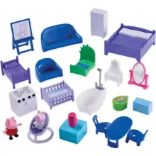 Hasbro Peppa Pig - Peppa malac berendezett nagy családi fa babaháza