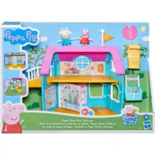Hasbro Peppa Pig - Peppa malac interaktív klubháza figurákkal