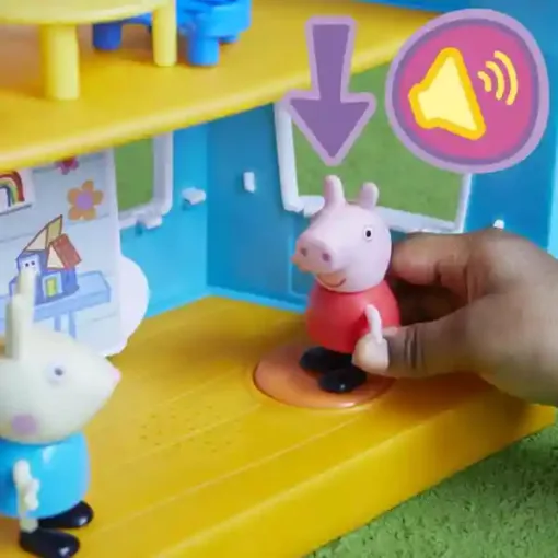 Hasbro Peppa Pig - Peppa malac interaktív klubháza figurákkal