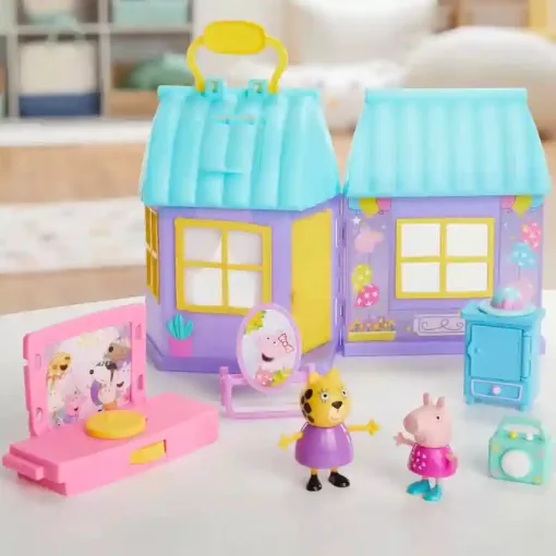 Hasbro Peppa Pig - Táncparti játékszett Peppa malac és Leopárd kisasszony figurákkal