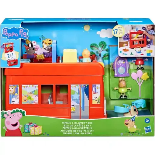 Hasbro Peppa Pig - Peppa malac 2 az 1-ben emeletes partibusz
