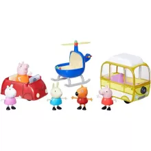 Hasbro Peppa Pig - Peppa malac játékszett járművekkel és figurákkal
