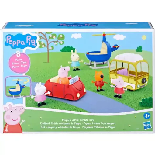 Hasbro Peppa Pig - Peppa malac játékszett járművekkel és figurákkal