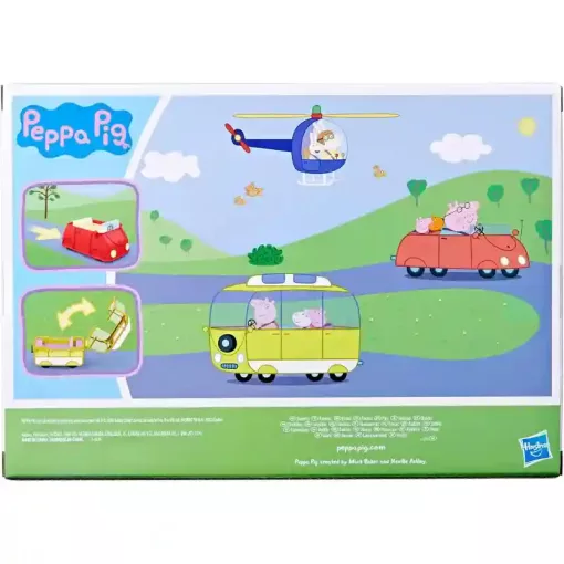 Hasbro Peppa Pig - Peppa malac játékszett járművekkel és figurákkal