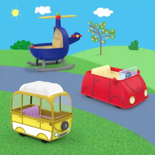 Hasbro Peppa Pig - Peppa malac játékszett járművekkel és figurákkal