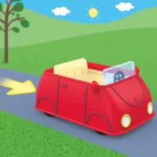 Hasbro Peppa Pig - Peppa malac játékszett járművekkel és figurákkal