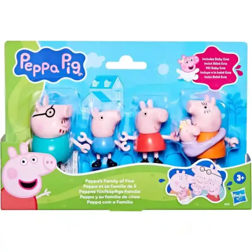 Hasbro Peppa Pig - Peppa malac és családja Evie babával