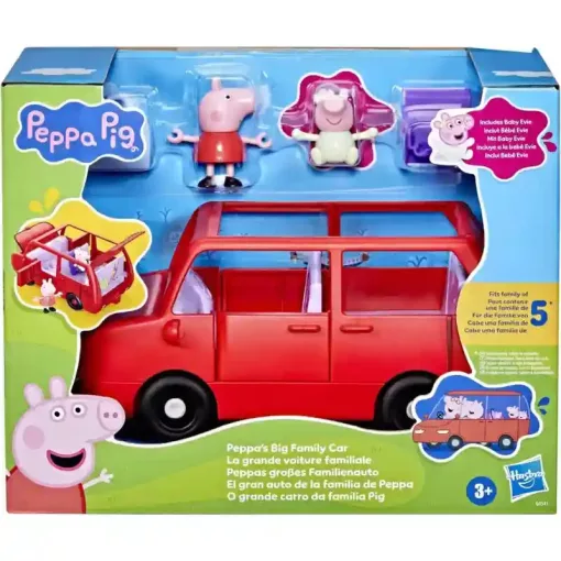Hasbro Peppa Pig - Peppa malac piros családi autója