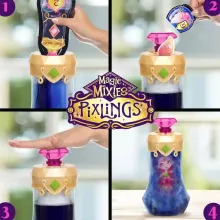 Magic Mixies - Pixlings: Flóra unikornis játékbaba 16cm