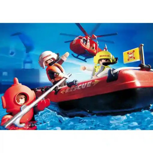 Playmobil 4428 Vízimentők mentőhelikopterrel és mentőhajóval