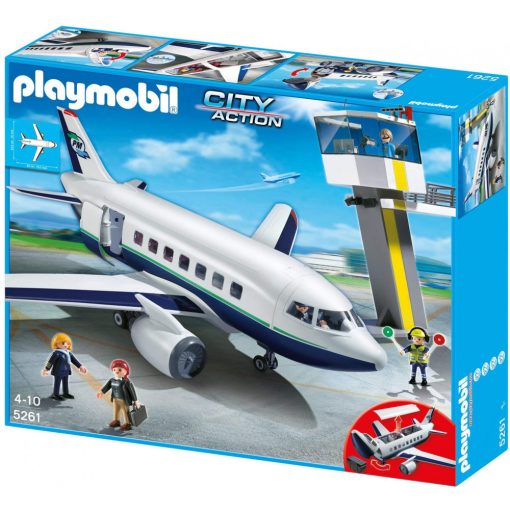 Playmobil 5261 Óriás utas- és teherszállító repülőgép irányítótoronnyal