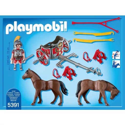 Playmobil 5391 Kétlovas római harci kocsi
