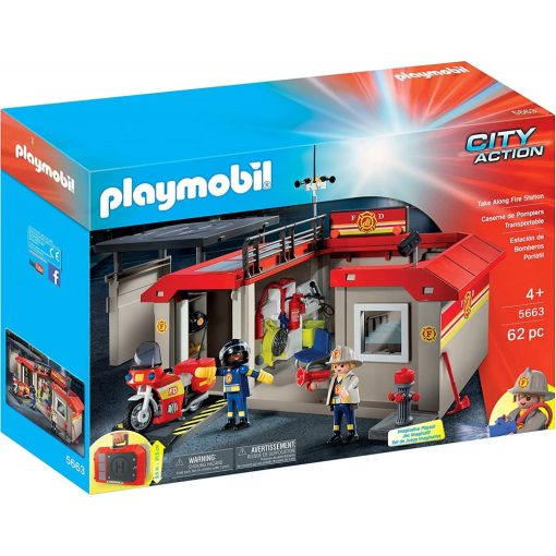 Playmobil 5663 Hordozható tűzoltóság