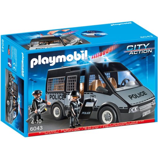 Playmobil 6043 Rendőrségi szállítóautó fénnyel és hanggal