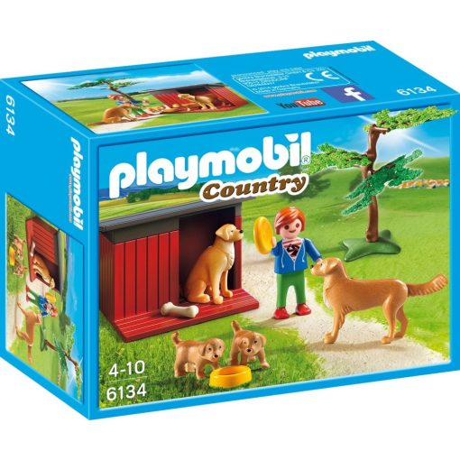 Playmobil 6134 Golden retriever kutyacsalád