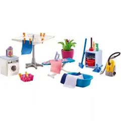   Playmobil 6557 Házimunka felszerlések (mosógép, vasaló, porszívó)