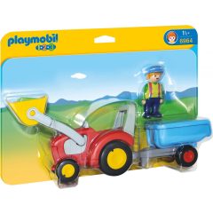 Playmobil 6964 1.2.3 Pali bácsi traktoron