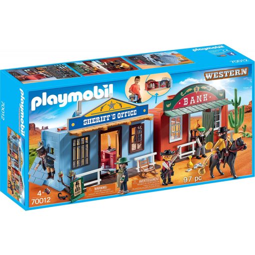 Playmobil 70012 Hordozható western város