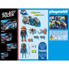 Playmobil 70020 Űrrendőrség rendőrmotorja