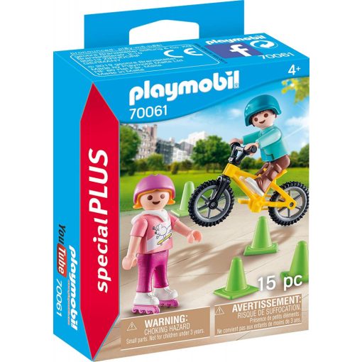Playmobil 70061 Görkorizó és bicikliző gyerekek